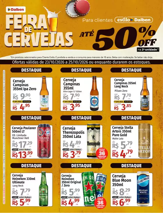 Catálogo Supermercado Dalben | Feira de Cervejas | 2026-10-23T00:00:00.000Z - 2026-10-25T00:00:00.000Z