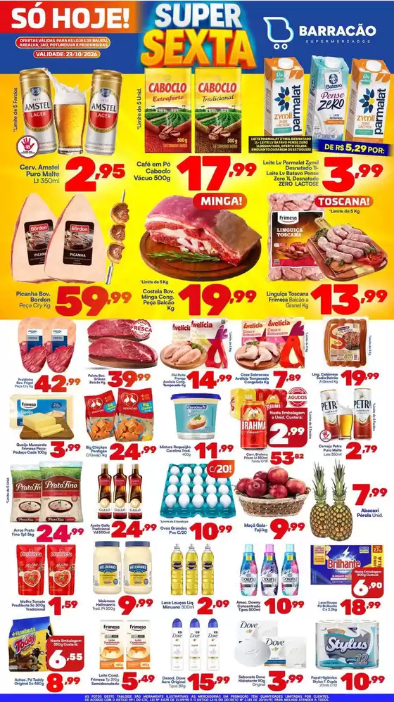 Catálogo Barracão Supermercado | Encarte Barracão Supermercado | 2026-10-23T00:00:00.000Z - 2026-10-23T00:00:00.000Z
