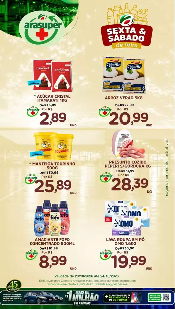 Catálogo Araújo Supermercados | SEXTA E SÁBADO | 2026-10-23T00:00:00.000Z - 2026-10-24T00:00:00.000Z