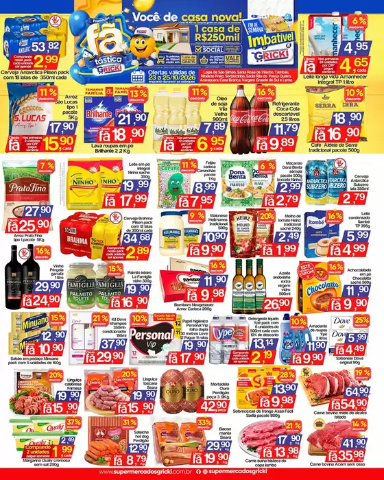 Catálogo Supermercados Gricki | Encarte Supermercados Gricki | 2026-10-23T00:00:00.000Z - 2026-10-25T00:00:00.000Z