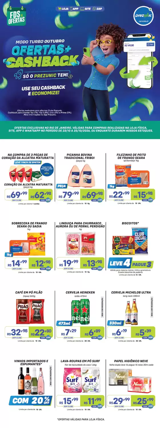 Catálogo Prezunic | FDS de ofertas | 2026-10-22T00:00:00.000Z - 2026-10-25T00:00:00.000Z