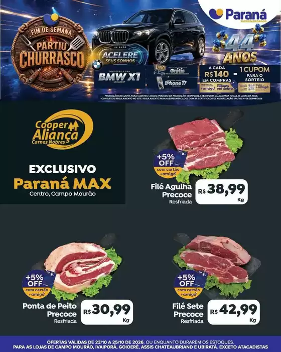 Catálogo Paraná Supermercados | Pechinchas e ofertas atuais | 2026-10-23T00:00:00.000Z - 2026-10-25T00:00:00.000Z