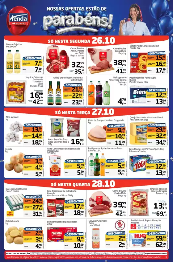 Catálogo Tenda Atacado | NOSSAS OFERTAS ESTÃO DE Parabens | 2026-10-26T00:00:00.000Z - 2026-10-28T00:00:00.000Z
