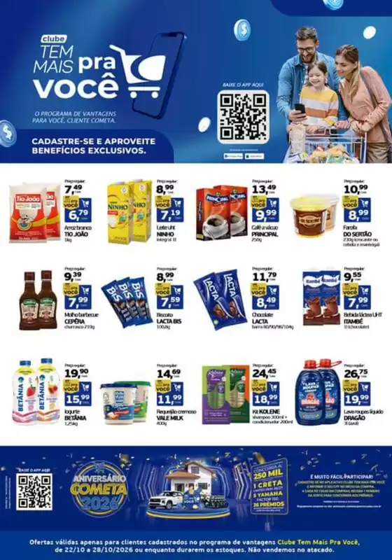 Catálogo Cometa Supermercados | CLUBE TEM MAIS PRA VOCÊ | 2026-10-26T00:00:00.000Z - 2026-10-28T00:00:00.000Z