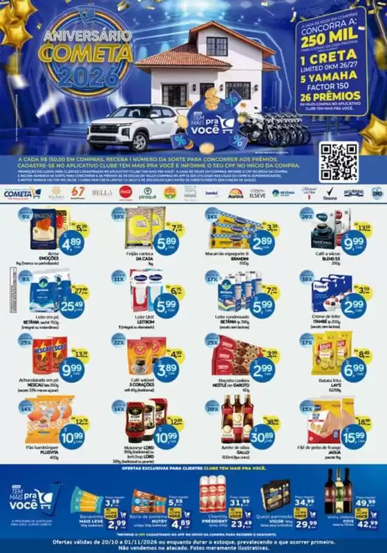 Catálogo Cometa Supermercados | ANIVERSÁRIO  | 2026-10-26T00:00:00.000Z - 2026-11-01T00:00:00.000Z