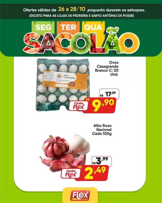 Catálogo Flex Atacarejo | Sacolão | 2026-10-26T00:00:00.000Z - 2026-10-28T00:00:00.000Z