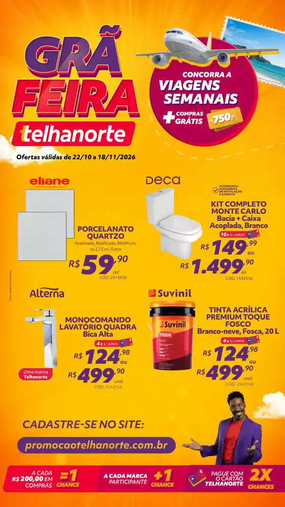 Catálogo TELHANORTE CONCEITO | Grã Feira | 2026-10-26T00:00:00.000Z - 2026-11-18T00:00:00.000Z