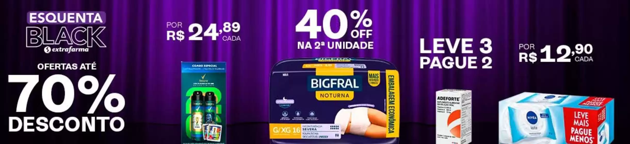 Catálogo Extrafarma | Esquenta black ! | 2026-10-26T00:00:00.000Z - 2026-11-01T00:00:00.000Z