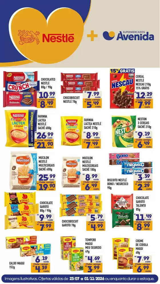 Catálogo Supermercados Avenida | Descubra ofertas atraentes | 2026-07-23T00:00:00.000Z - 2026-11-01T00:00:00.000Z