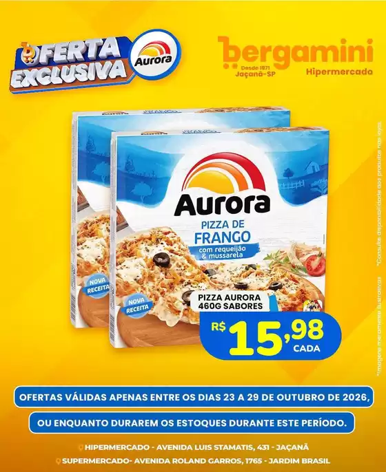 Catálogo Supermercado Bergamini | Ofertas especiais atraentes para todos | 2026-10-23T00:00:00.000Z - 2026-10-29T00:00:00.000Z