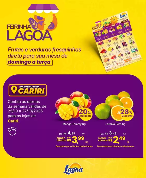 Catálogo Super Lagoa | Encarte Super Lagoa | 2026-10-25T00:00:00.000Z - 2026-10-27T00:00:00.000Z