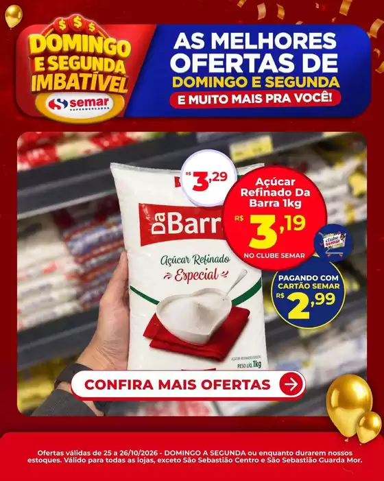 Catálogo Semar Supermercado | Ofertas especiais para você | 2026-10-25T00:00:00.000Z - 2026-10-26T00:00:00.000Z