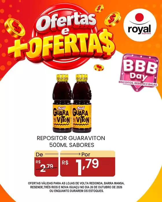 Catálogo Royal Supermercados | Descontos e promoções | 2026-10-26T00:00:00.000Z - 2026-10-26T00:00:00.000Z