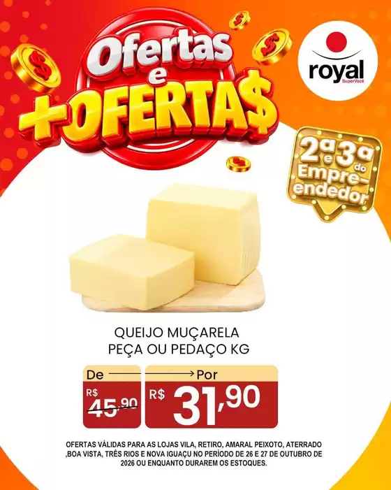Catálogo Royal Supermercados | Ótima oferta para todos os clientes | 2026-10-26T00:00:00.000Z - 2026-10-27T00:00:00.000Z