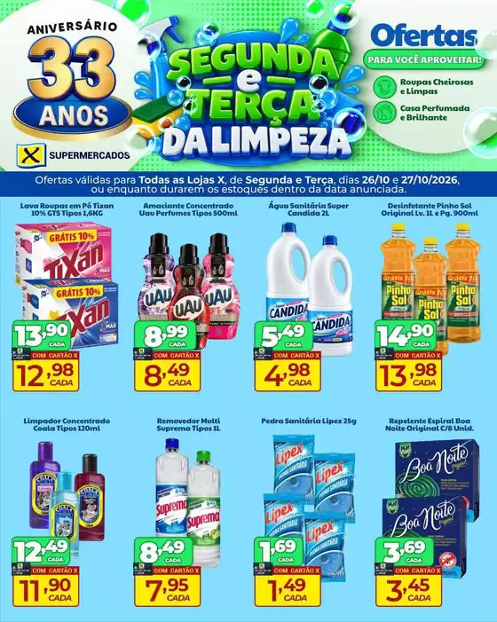 Catálogo X Supermercados | Encarte X Supermercados | 2026-10-26T00:00:00.000Z - 2026-10-27T00:00:00.000Z