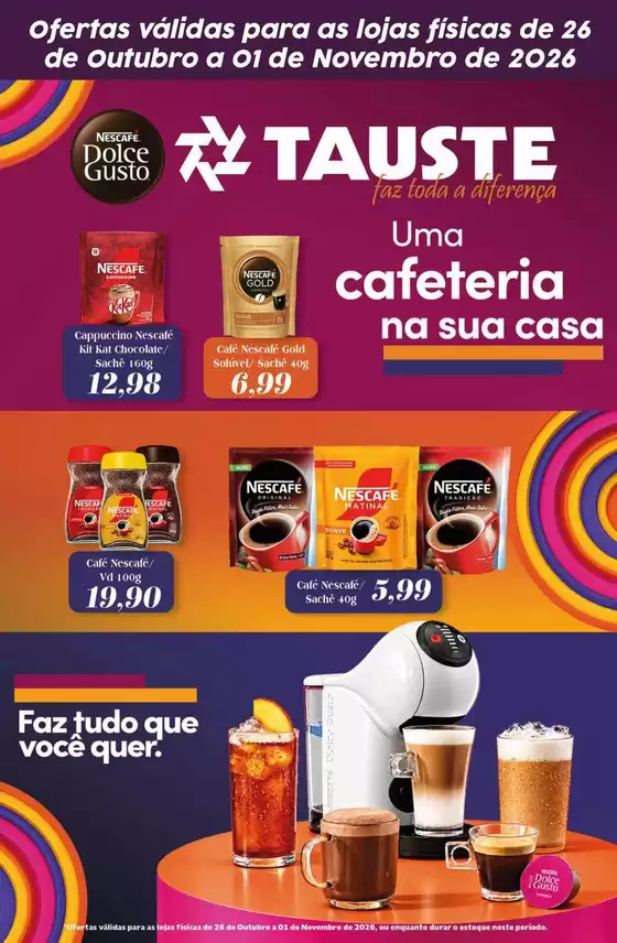 Catálogo Supermercados Tauste | Ofertas Tauste Especial Nestlé Digital | 2026-10-26T00:00:00.000Z - 2026-11-01T00:00:00.000Z