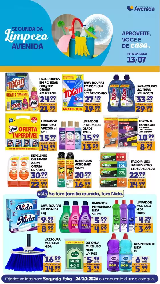 Catálogo Supermercados Avenida | Melhores ofertas para todos os clientes | 2026-10-26T00:00:00.000Z - 2026-10-26T00:00:00.000Z
