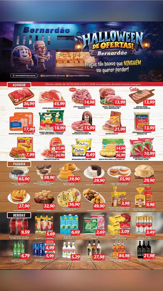 Catálogo Supermercado Bernardão | Ofertas especiais para você | 2026-10-26T00:00:00.000Z - 2026-11-02T00:00:00.000Z