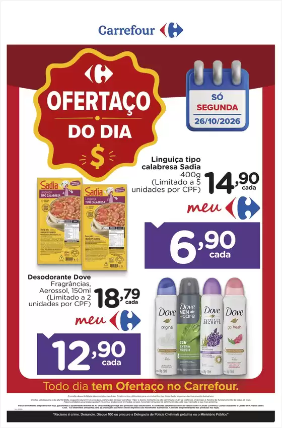 Catálogo Carrefour Bairro | OFERTA DO DIA | 2026-10-26T00:00:00.000Z - 2026-10-26T00:00:00.000Z