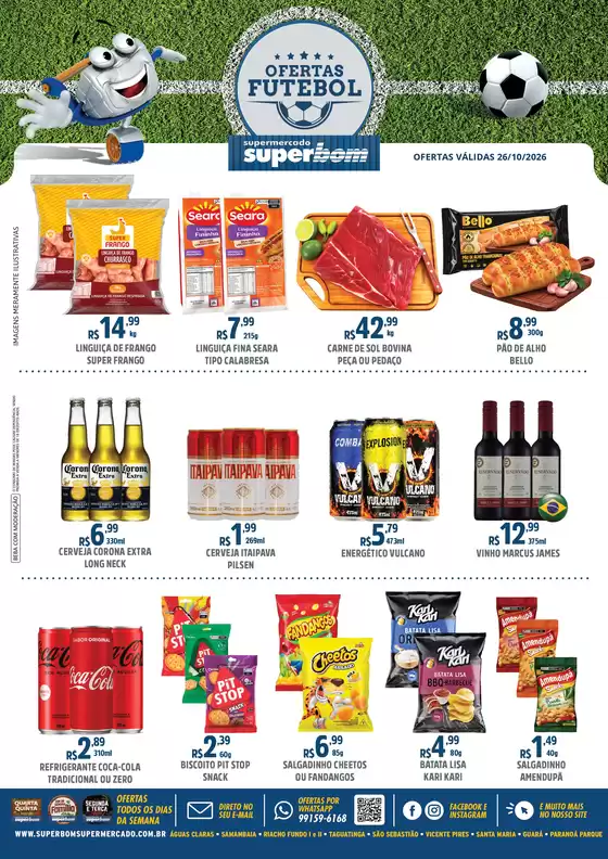 Catálogo Superbom Supermercado | Encarte futebol a4 final 1792808828 | 2026-10-26T00:00:00.000Z - 2026-10-26T00:00:00.000Z