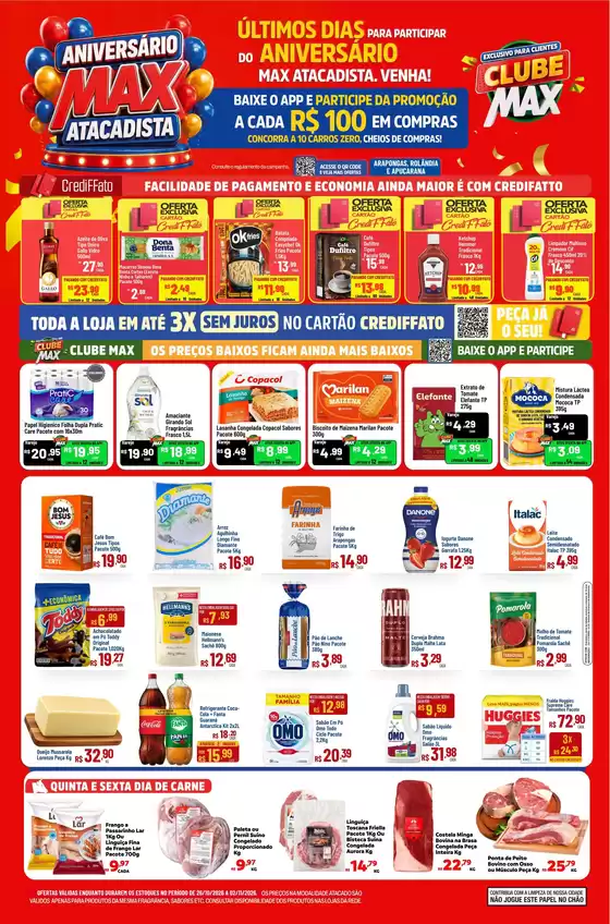 Catálogo Max Atacadista em Itirapuã | Encarte Max Atacadista | 2026-10-26T00:00:00.000Z - 2026-11-02T00:00:00.000Z