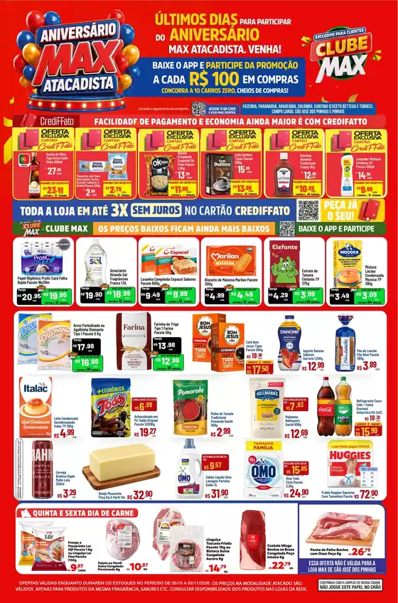 Catálogo Max Atacadista em Itirapuã | Ampla seleção de ofertas | 2026-10-26T00:00:00.000Z - 2026-11-02T00:00:00.000Z