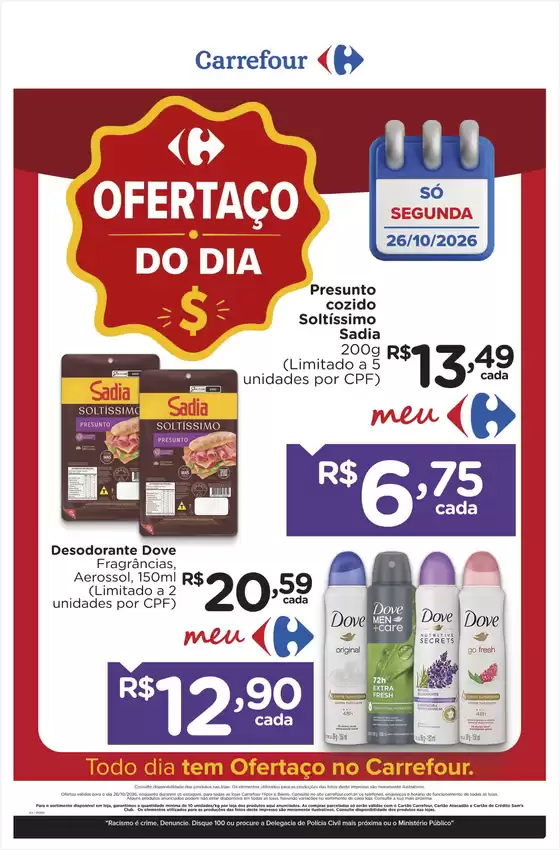 Catálogo Carrefour em Monte Alegre-Rio Grande do Norte | OFERTA DO DIA | 2026-10-26T00:00:00.000Z - 2026-10-26T00:00:00.000Z