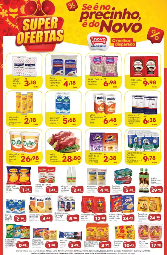 Catálogo Novo Atacarejo | Super Ofertas | 2026-10-26T00:00:00.000Z - 2026-10-30T00:00:00.000Z