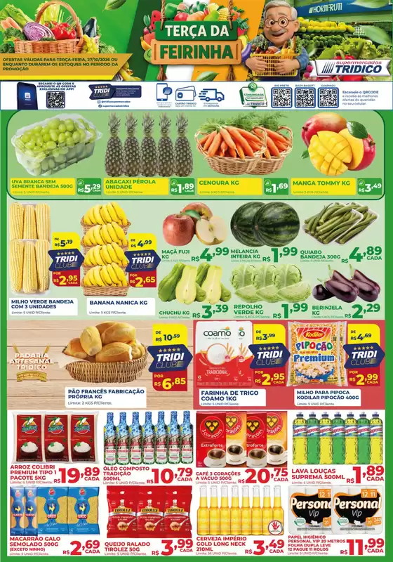 Catálogo Supermercados Tridico | TERÇA DA FEIRINHА | 2026-10-27T00:00:00.000Z - 2026-10-27T00:00:00.000Z