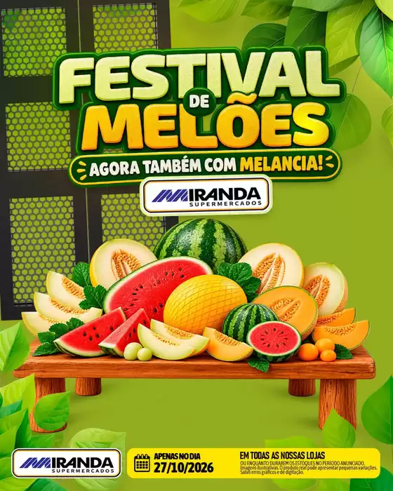Catálogo Miranda Supermercados | Festival de Melões | 2026-10-27T00:00:00.000Z - 2026-10-27T00:00:00.000Z