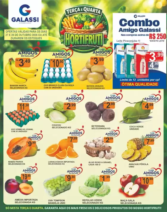 Catálogo Supermercados Galassi | HORTI FRÚTI | 2026-10-27T00:00:00.000Z - 2026-10-28T00:00:00.000Z