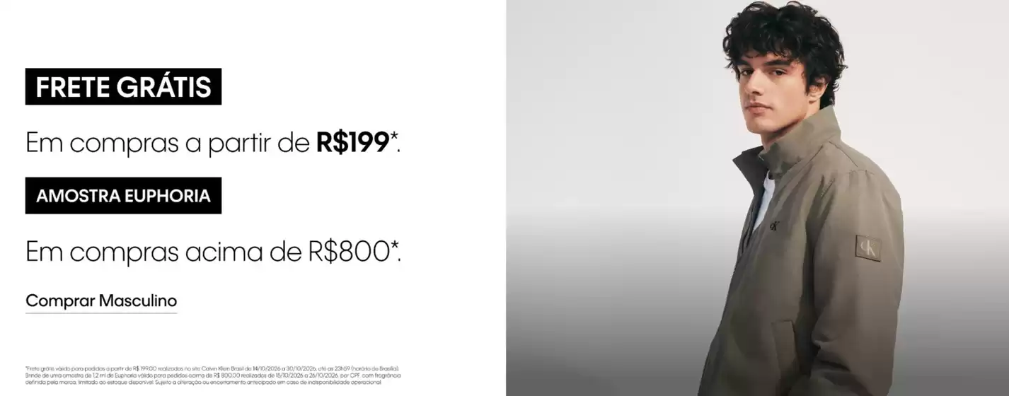 Catálogo Calvin Klein | Ofertas Calvin Klein | 2026-10-27T00:00:00.000Z - 2026-10-30T00:00:00.000Z
