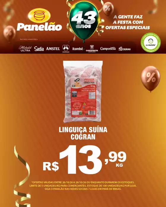 Catálogo Panelão Supermercados | Ofertas | 2026-10-27T00:00:00.000Z - 2026-10-28T00:00:00.000Z