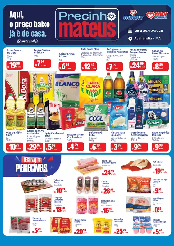 Catálogo Supermercados Mateus | Precinho Mateus | 2026-10-27T00:00:00.000Z - 2026-10-29T00:00:00.000Z