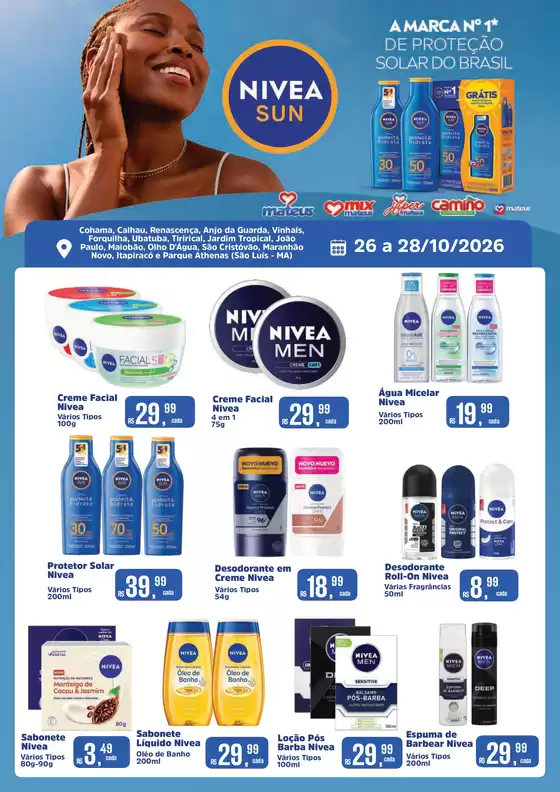 Catálogo Supermercados Mateus em Angelim | Exclusivo Nivea | 2026-10-27T00:00:00.000Z - 2026-10-28T00:00:00.000Z