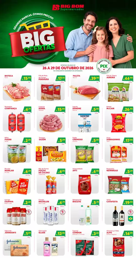 Catálogo Big Bom Supermercados | Big Ofertas | 2026-10-26T00:00:00.000Z - 2026-10-29T00:00:00.000Z