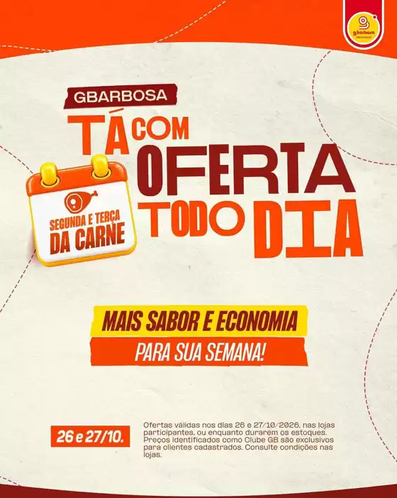 Catálogo GBarbosa | Ótima oferta para todos os clientes | 2026-10-26T00:00:00.000Z - 2026-10-27T00:00:00.000Z
