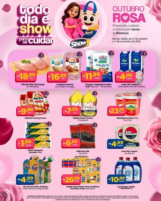 Catálogo Super Show em Apiúna | Encarte Super Show | 2026-10-27T00:00:00.000Z - 2026-11-01T00:00:00.000Z