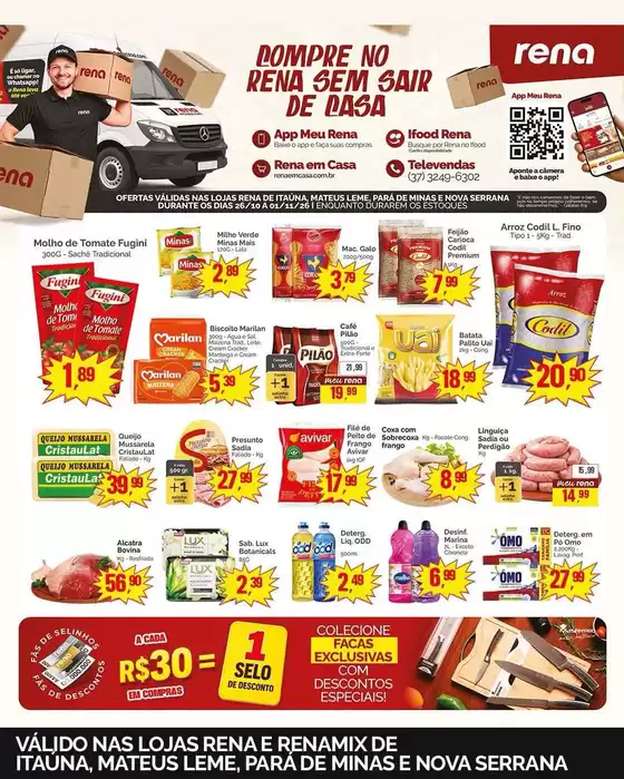 Catálogo Supermercados Rena | Melhores ofertas e descontos | 2026-10-26T00:00:00.000Z - 2026-11-01T00:00:00.000Z