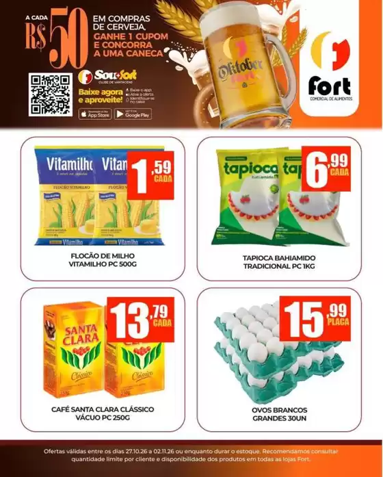 Catálogo Fort Supermercados | Encarte Fort Supermercados | 2026-10-27T00:00:00.000Z - 2026-11-02T00:00:00.000Z