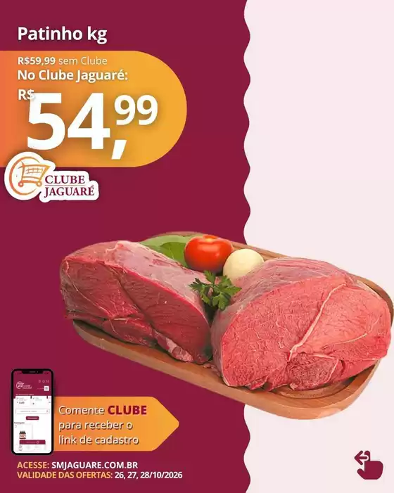 Catálogo Supermercado Jaguaré | Encarte Supermercado Jaguaré | 2026-10-26T00:00:00.000Z - 2026-10-28T00:00:00.000Z