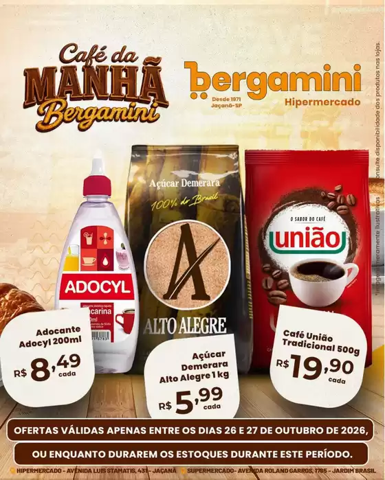 Catálogo Supermercado Bergamini | Ampla seleção de ofertas | 2026-10-26T00:00:00.000Z - 2026-10-27T00:00:00.000Z