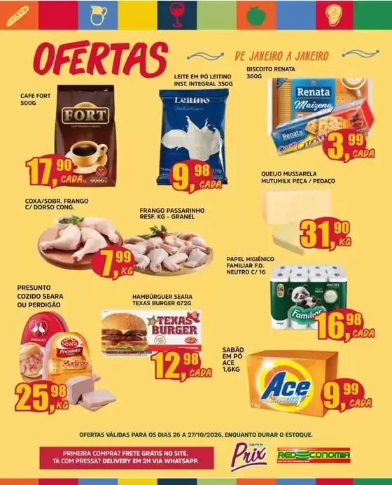 Catálogo SuperPrix em Jaguariúna | Descontos e promoções | 2026-10-26T00:00:00.000Z - 2026-10-27T00:00:00.000Z