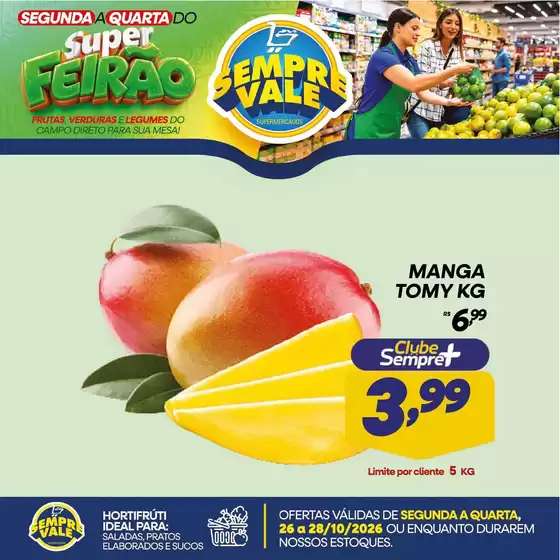 Catálogo Sempre Vale Supermercados | Novas ofertas para descobrir | 2026-10-26T00:00:00.000Z - 2026-10-28T00:00:00.000Z
