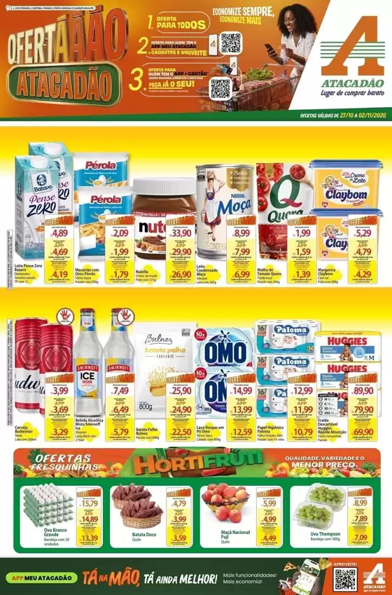 Catálogo Atacadão em Quatro Barras | Atacadão - Ofertããão Atacadão | 2026-10-27T00:00:00.000Z - 2026-11-02T00:00:00.000Z
