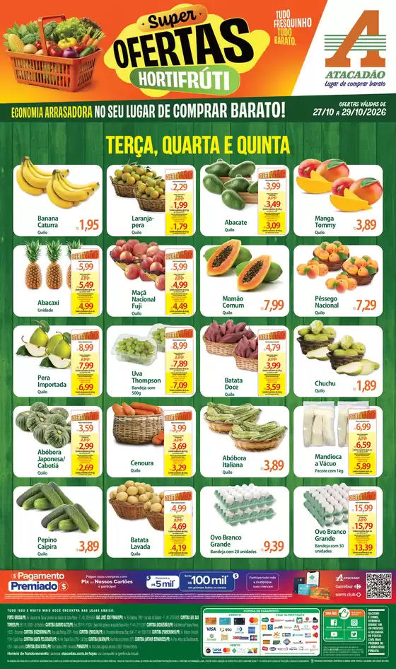 Catálogo Atacadão | Atacadão - Hortifrúti | 2026-10-27T00:00:00.000Z - 2026-10-29T00:00:00.000Z