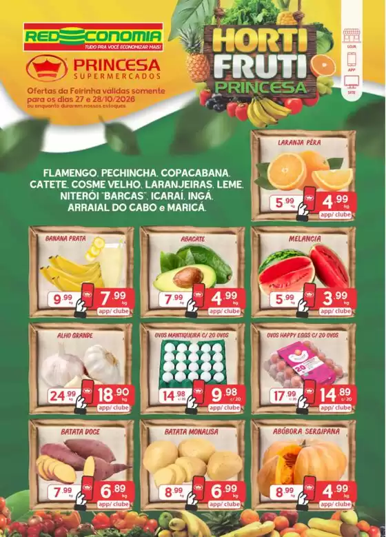 Catálogo Princesa Supermercados | Feirinha G1 - 27 e 2810 | 2026-10-27T00:00:00.000Z - 2026-10-28T00:00:00.000Z
