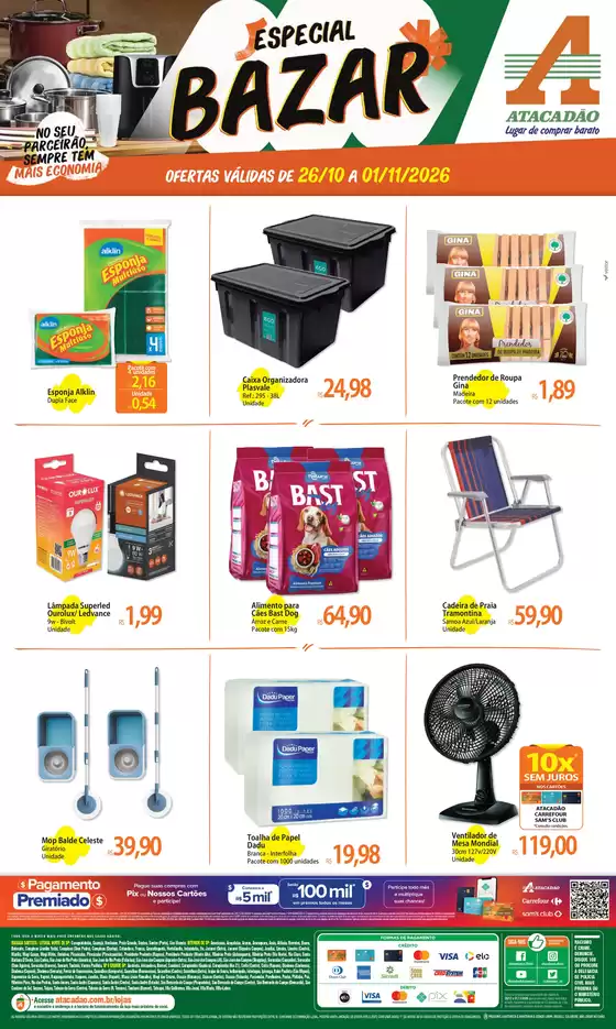 Catálogo Atacadão | Atacadão - Bazar | 2026-10-27T00:00:00.000Z - 2026-11-01T00:00:00.000Z