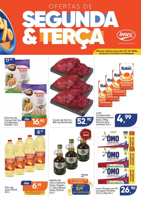 Catálogo Imec Supermercados | BAIXA 18220 IMEC Segunda e Terca 26 a 27102026 | 2026-10-26T00:00:00.000Z - 2026-10-29T00:00:00.000Z