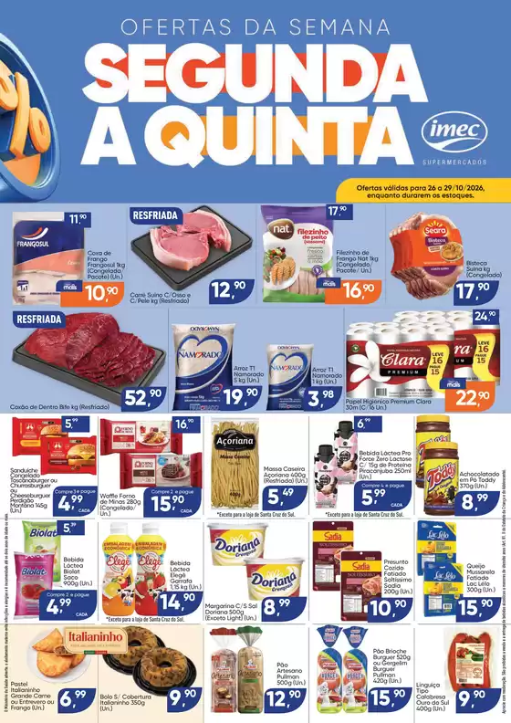 Catálogo Imec Supermercados | BAIXA 17599 IMEC Ofertas da Semana 26 a 29102026 | 2026-10-26T00:00:00.000Z - 2026-10-29T00:00:00.000Z
